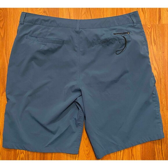 Quiksilver Amphibian Board Shorts Mens 40 10" Hybrid Swim Trunks Double Snap - Picture 2 of 6